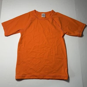 Hanna Andersson Boys’ Rash Guard Swim Shirt Size 10 (140 cm) Orange - Picture 1 of 5