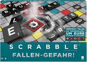 Mattel Games HLM17 Scrabble Trampas Peligro Crucigrama Juego de Mesa 2-4 Jugadores - Imagen 1 de 2