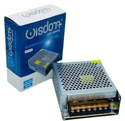 Alimentatore Stabilizzato Trasformatore Switching da 10A 5V 50W 100-220V Wisdom - Immagine 1 di 3