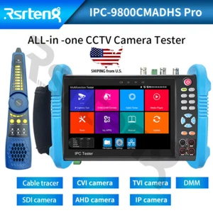 Rsrteng IPC-9800CMADHS Pro 8K CCTV Camera tester 4K 8MP AHD CVI TVI SDI test DMM - Picture 1 of 12