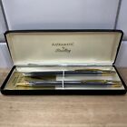 Vintage Bradley Astramatic Silver Tone Pen & Mechanical Pencil NOS Original Box