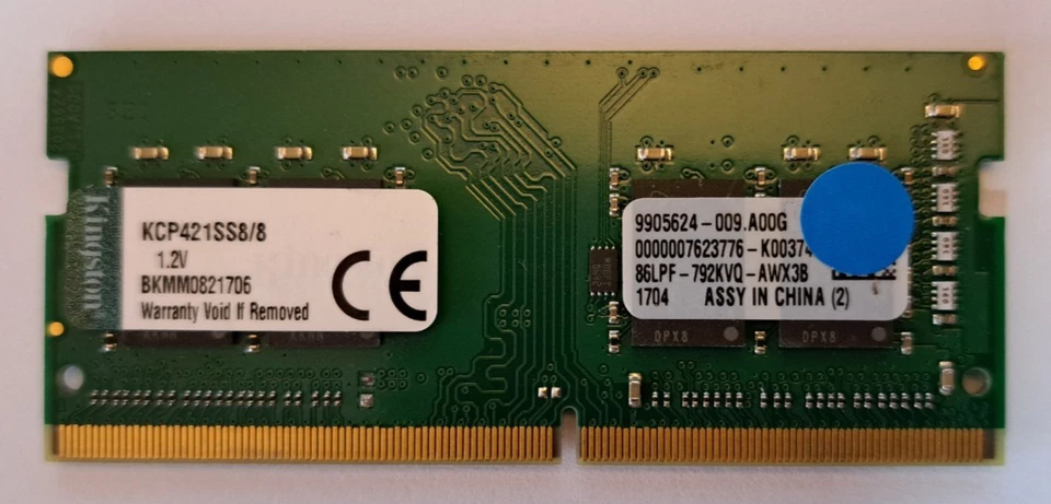 8GB Kingston KCP421SS8/8 SO-DIMM - Bild 1 von 1