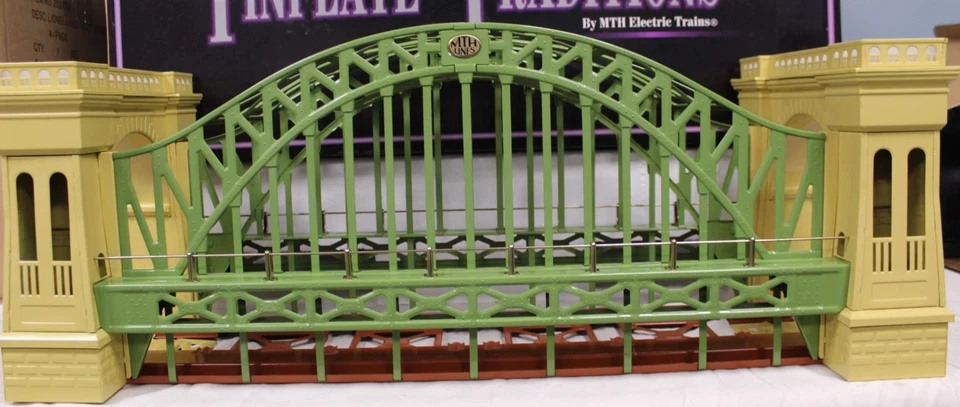 MTH Tinplate Traditions 10-1015 Standard & O Gauge Hellgate Bridge No.300 LN W/B - Image 1 of 4