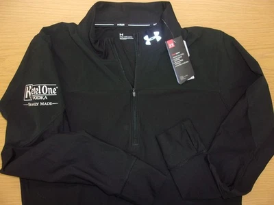 Under Armour Ketel One Vodka Running Qualifier Heat Gear 1/4 Zip Black  XL ~NWT~ - Image 1 of 3