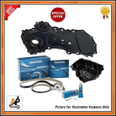 FOR FORD TRANSIT 2.0ECOBLUE TIMING WET BELT KIT OIL PUMP BELT TIMING COVER &SUMP - Image 1 of 4