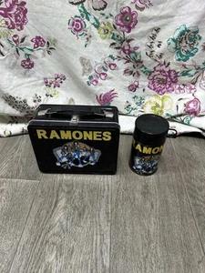 Vtg Ramones Lunchbox With Thermos - Picture 1 of 15