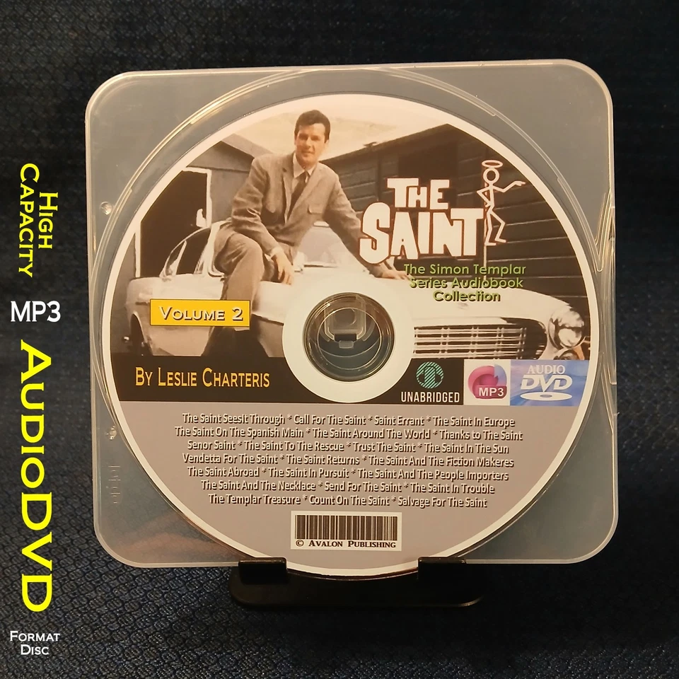 The SAINT Volume 2 Series By Leslie Charteris - 25 MP3 Audiobook Collection - Image 1 of 1