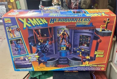 X-Men Headquarters Playset Danger Room Toybiz 1995 Cerebro Center Marvel SEALED - Image 1 of 4
