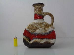Vase céramique années 70 Fat Lava Dümler & Breiden 603/25 WGP - Photo 1/15