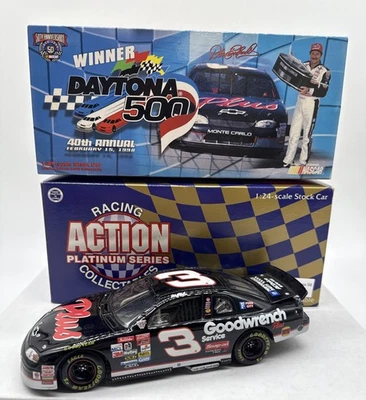 1998 Dale Earnhardt Goodwrench Monte Carlo Daytona 500 Win Action NASCAR 1/24 - Image 1 of 4