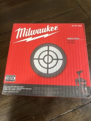 Milwaukee 49-90-1963 HEPA Filter for 0885-20 Backpack Vacuum - Image 1 of 3