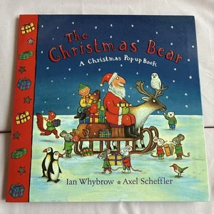 The Christmas Bear Popup Book Ian Whybrow Axel Scheffler HC Vintage - Picture 1 of 9
