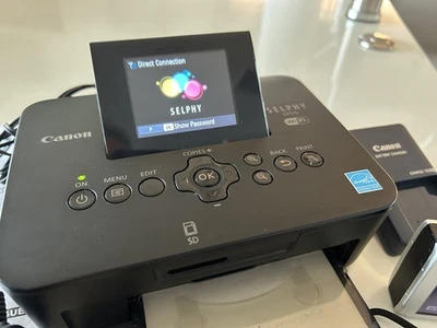 Canon SELPHY CP910 Digital Compact Photo Printer Wi-Fi Printing - Black  - Image 1 of 4