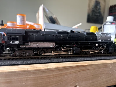 RARE Rivarossi 4-8-8-4 Big Boy UP Black/Silver #4000 HO Italy - Boxed Ready - Image 1 of 4