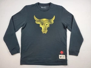 Under Armour Project Rock CNY Negro Dorado Brahma Bull Sudadera Para Hombres M Cold Gear - Imagen 1 de 7
