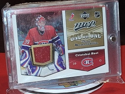 2007-08 Upper Deck MVP One on One Jerseys Cristobal Huet / Martin Gerber  - Image 1 of 3