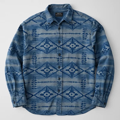 Pendleton Aztec Button Down Long Sleeve Shirt Jacket 100% Wool Men's Size XXL - Image 1 of 4