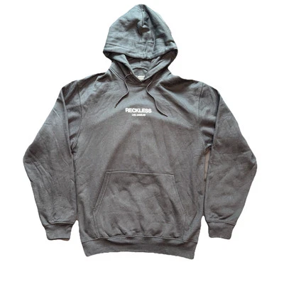 Sudadera con capucha color tostado Reckless Los Angeles para hombre talla mediana ropa de calle Foto 1 de 4