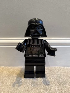 Lego Star Wars Darth Vader Alarm Clock Digital 9" Light Up Fully working VGC - Picture 1 of 9