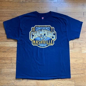 Nashville Predators 2017 Western Conference Champions NHL Hockey Shirt XL - Picture 1 of 2