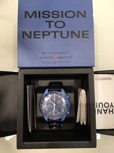 Reloj Omega X Swatch Moonswatch Misión A Neptuno Moonphase Edición Limitada - Imagen 1 de 1