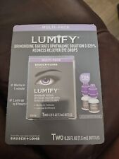 NOB Lumify Redness Reliever Eye Drops - 2pk0.25 oz (7.5ml) each - EXP 06/2025