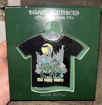 SERIE DE CAMISETAS DISNEY WDW FANTASMAS MANSIÓN EMBRUJADA JUMBO PIN 3D EN CAJA LE 500 Foto 1 de 3