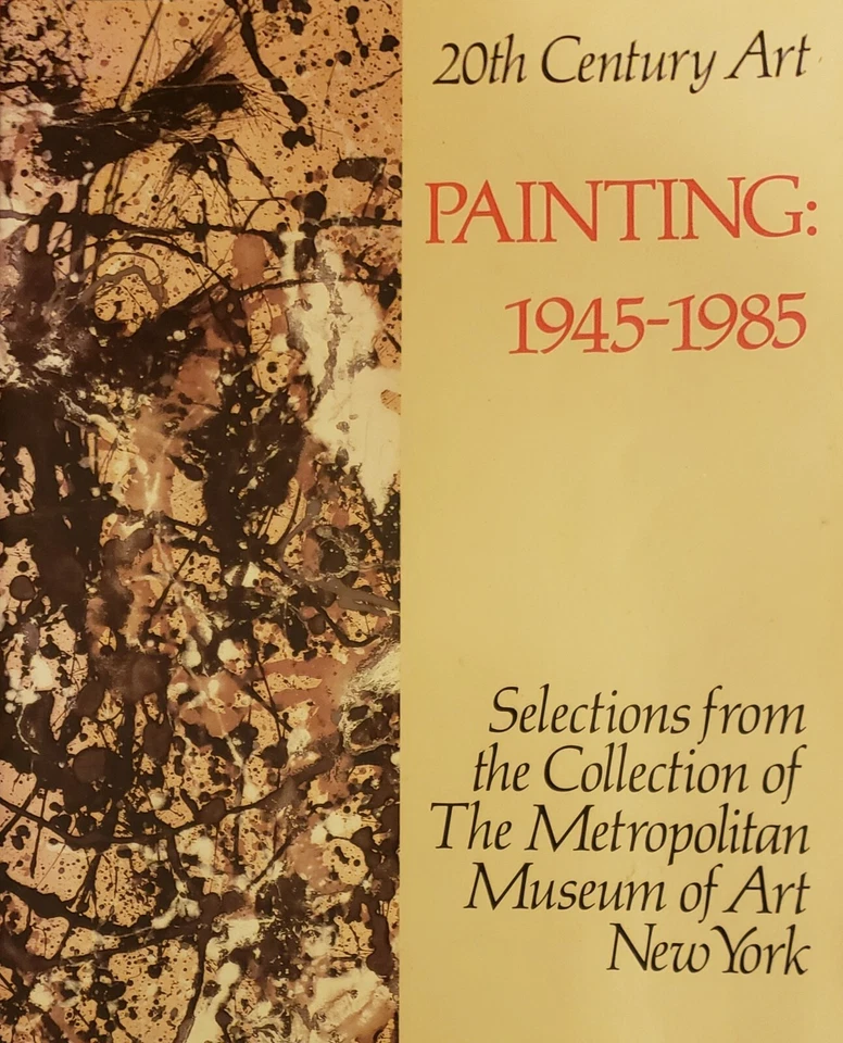 20th Century Art, Painting: 1945-1985, Vintage Paperback Art Book, Met Museum  Foto 1 de 1