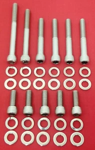 BIG BLOCK MOPAR WATER PUMP BOLTS KIT 383 400 413 426W 440 RB STAINLESS ALLEN SET - Bild 1 von 2