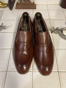 Sir Imperial Vintage Style of the 1950s & 60s BROWN Leather Hipster Shoes 9.5 EE - Picture 1 of 17