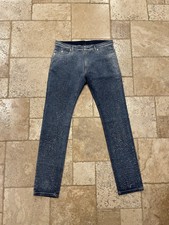 Maison Margiela SS15 Pilled Distressed Denim Blue Jeans