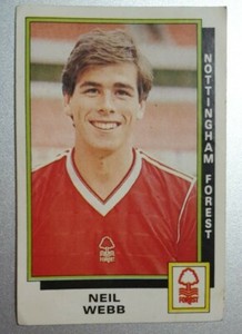 Panini Football 86 #226 Neil Webb Nottingham forest sticker