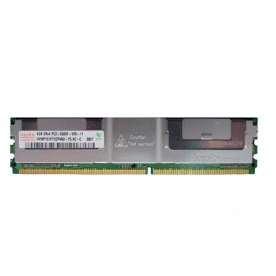 Dell DR397 4GB PC2-5300F 667MHz 2RX4 DDR2 ECC Memory RAM DIMM - Image 1 of 2