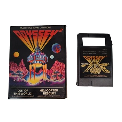 Out of This World/Helicopter Rescue Odyssey 2 w/ Box (No Manual, Box Damaged) - Image 1 of 4