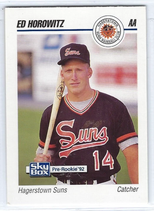 1992 Hagerstown Suns (Double A-Baltimore Orioles) Ed Horowitz - Image 1 of 1