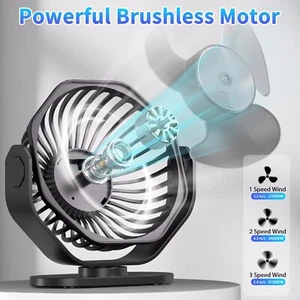 Lerat USB Desk Fan,USB Fan with 3 Speed, 5 Inches Quiet portable LAST ONE - Picture 1 of 4