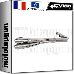 SPARK COMPLETE LINE STEEL CATALYSIS 70'S 70 S TRIUMPH THRUXTON 2013 13 2014 14 - Picture 1 of 3