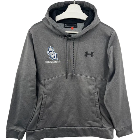 Old Dominion Monarchs Hoodie Womens Medium Under Armour Basketball Pullover Gray Cover