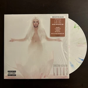 SEALED Christina Aguilera Lotus NEW Vinyl UO Exclusive Opaque Pink Marble LP - Picture 1 of 11