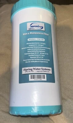 FM15B Iron and Manganese Reducing Replacement Filter Cartridge for Whole Hous... - Image 1 of 4