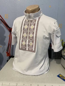 Blanco Vyshyvanka Ucrania 2024 nuevo talla 44-62 - Imagen 1 de 3