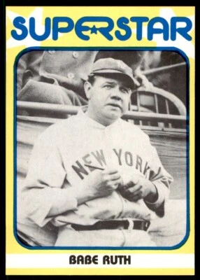 1980 TCMA SUPERSTARS - #41 BABE RUTH NEW YORK YANKEES - Image 1 of 2