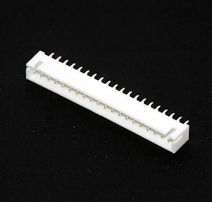 50pz JST XH Connettore Maschio Base 180° Passo Wafer= 2,5mm 20P Colore= Bianco RoHS - Foto 1 di 4