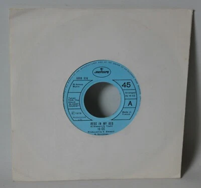 10CC - Reds In My Bed - 1978 France Vinyl 7" Single - Mercury 6008 036 - Image 1 of 3