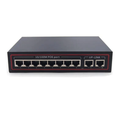 8 Port POE Networking Ethernet Switch Power Over Ethernet for IP Cameras NVR - Image 1 of 4