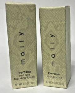 Mally EverColor Satin & Pro-Tricks Dual Core Hydrating Lipstick *Twin Pack* - Picture 1 of 3