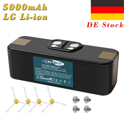5Ah 14.4V Lithium Akku für Irobot Roomba 531 532 535 540 555 560 610 780 880 980 - Bild 1 von 4