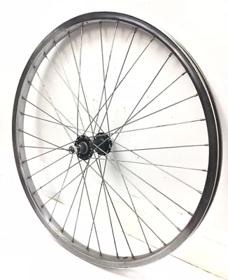24" Bicycle Front Chrome Wheel Junior Mountain Cruiser Bike #M60 - Image 1 of 3
