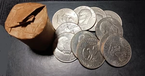 LOTE DE 20 (1 ROLLO) DÓLARES EISENHOWER ~ VARIAS FECHAS Y MARCAS DE CECA ~ (MONEDAS DE SACRIFICIO) - Imagen 1 de 1