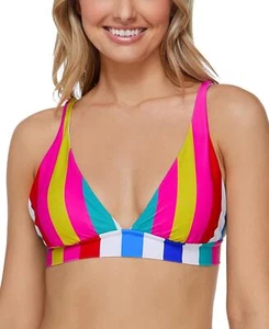 Raisins 283872 Juniors' Coast To Coast Miami Bikini Top Swimsuit, Size MD - Picture 1 of 2